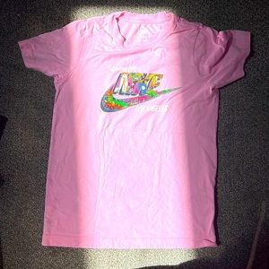 Pink Nike tee
